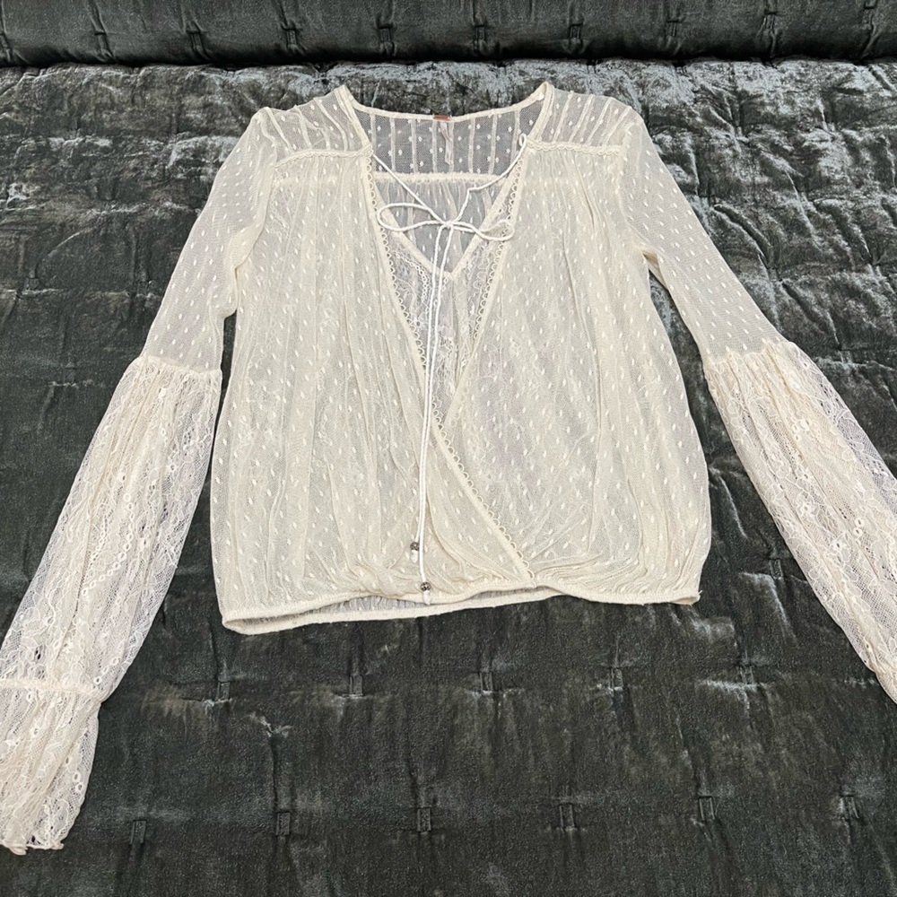 Free People Lace Blouse